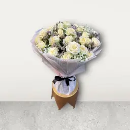 روز ابيض دائري